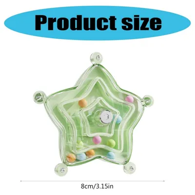 Zoomtopia Jouet pour oiseaux à mâcher en roue tournante forme d'étoile