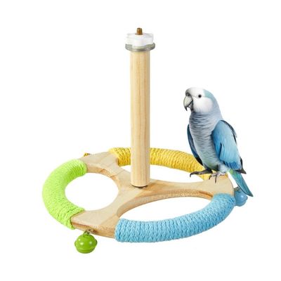 Zoomtopia Jouet pour oiseaux à plateforme rotative