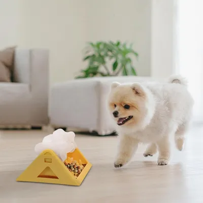 Zoomtopia Jouet alimentaire rotatif interactif pour chats et chiens