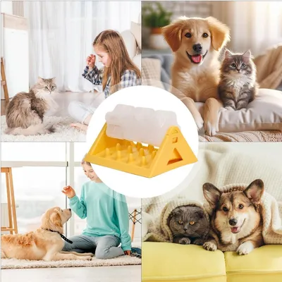Zoomtopia Jouet alimentaire rotatif interactif pour chats et chiens