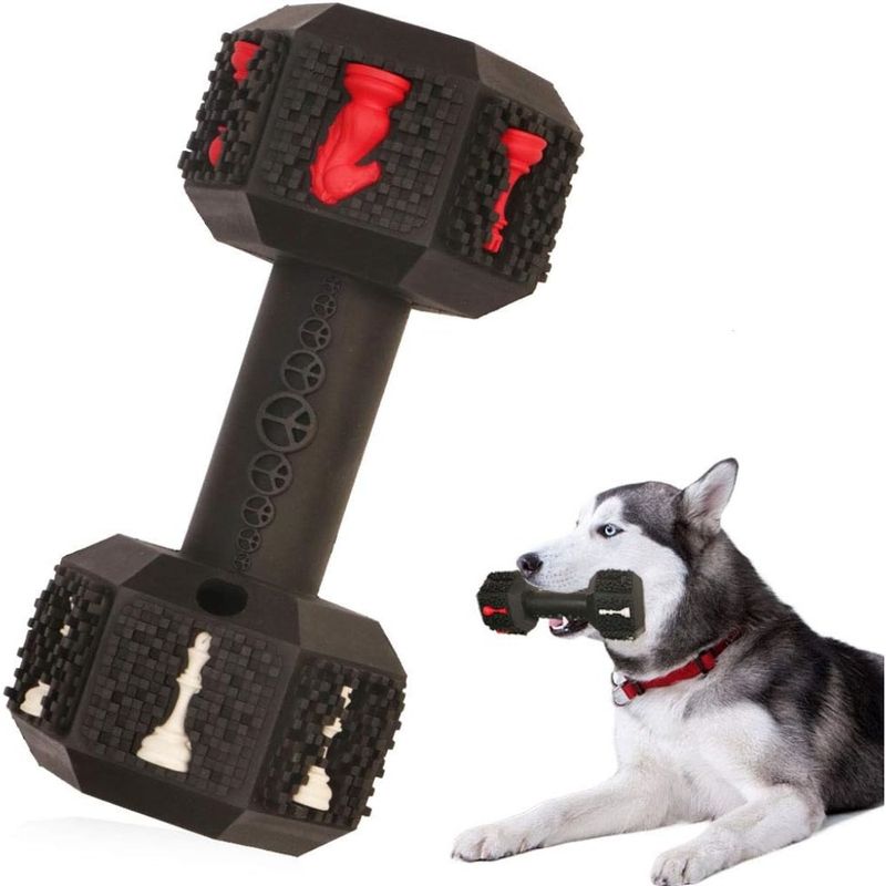 Zoomtopia  Jouet à mâcher en forme d'haltère pour chien