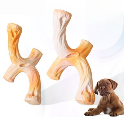 Zoomtopia 2 jouets à mâcher texturés en écorce pour chien