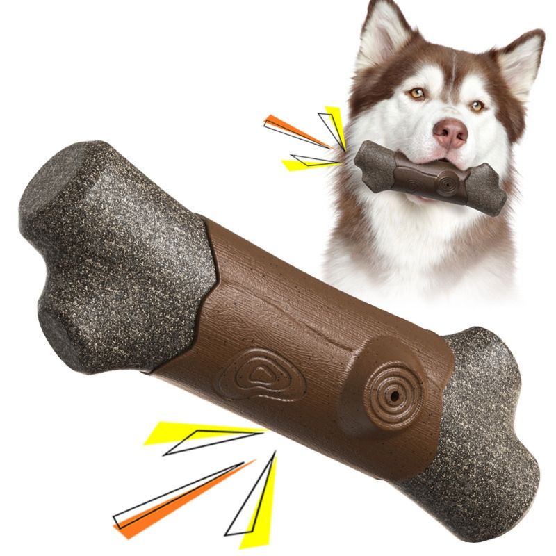 Zoomtopia Jouet pour chien avec son de branche