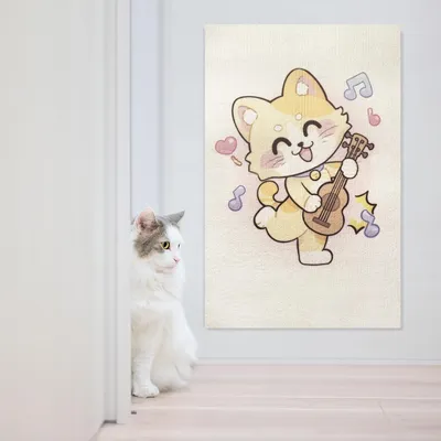 Zoomtopia Grattoir mural pour chat 50 × 80cm