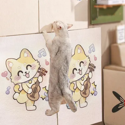 Zoomtopia Grattoir mural pour chat 50 × 80cm