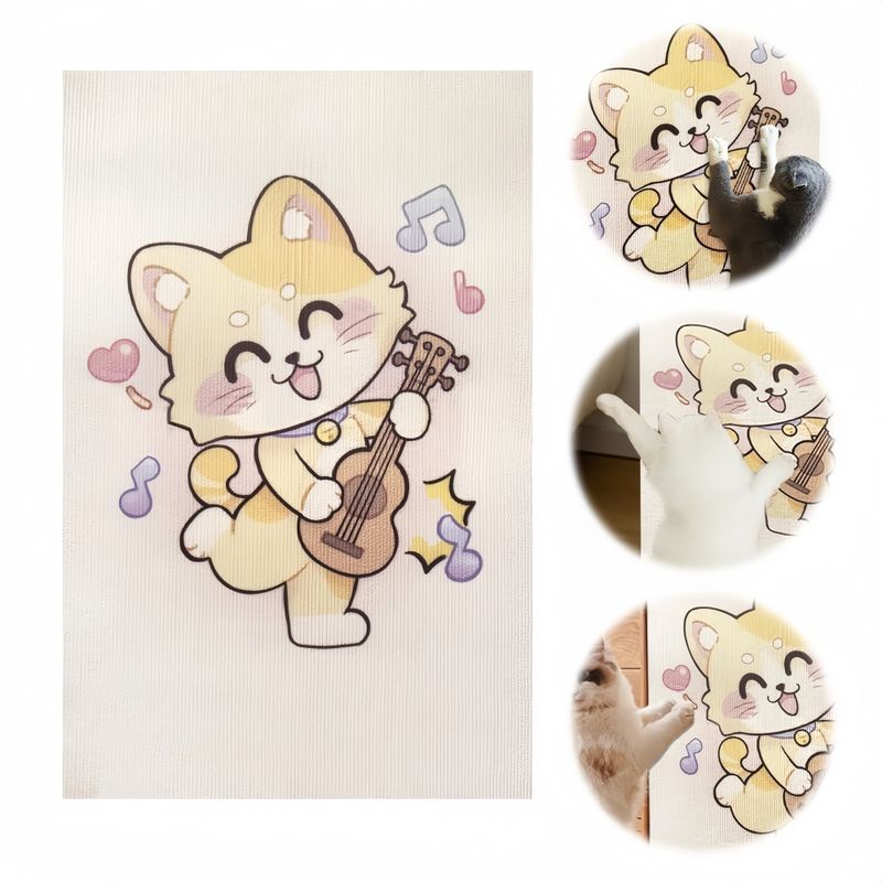 Zoomtopia Grattoir mural pour chat 50 × 80cm