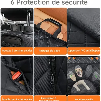 Zoomtopia Tapis de voiture pour animaux 147x137 cm