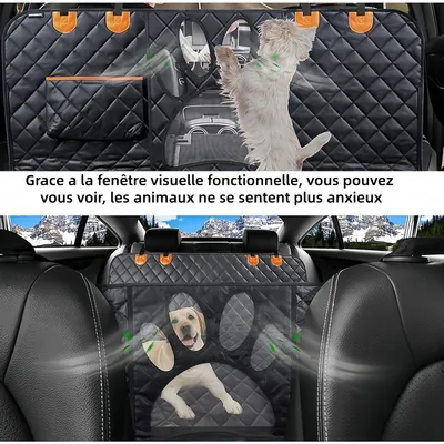 Zoomtopia Tapis de voiture pour animaux 147x137 cm