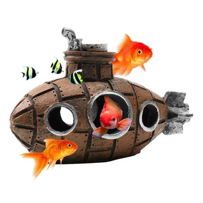 Zoomtopia Ornement d'aquarium en résine