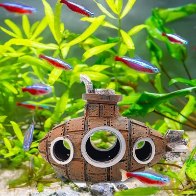 Zoomtopia Ornement d'aquarium en résine