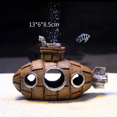 Zoomtopia Ornement d'aquarium en résine