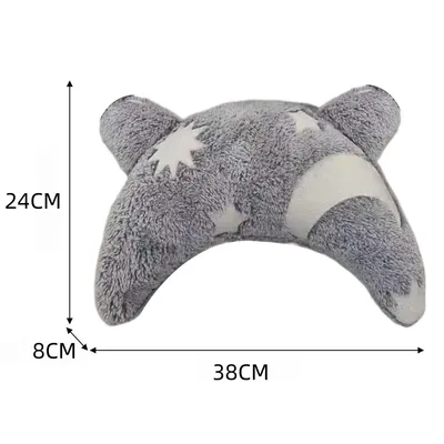 Zoomtopia Coussin apaisant en forme de lune pour chats et chiens