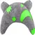 Zoomtopia Coussin apaisant en forme de lune pour chats et chiens