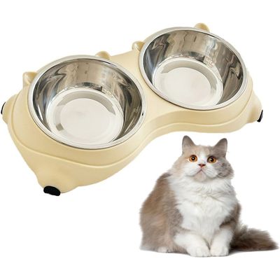 Zoomtopia Gamelle surélevée double bol pour chat