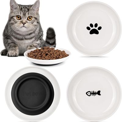 Zoomtopia Ensemble de Gamelles en Céramique pour Chat