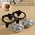 Zoomtopia Gamelle surélevée noire en acier inoxydable pour chat