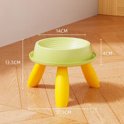 Zoomtopia Bol Surélevé pour Chats et Chiens Beige orangé