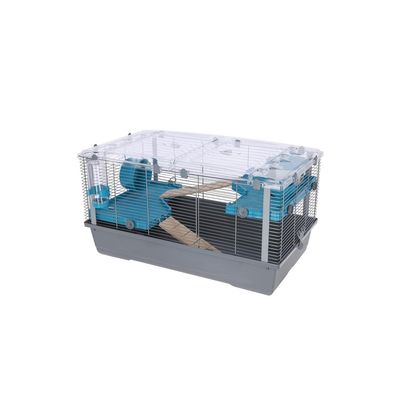 Kerbl Pet Cage EVA 22, gris|turquoise,  79 x 45 x 44 cm