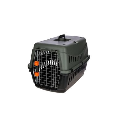 Kerbl Pet Box de transport Eco gris/vert, 58X38X38cm