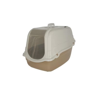 Kerbl Maison litière avec porte battante et WC filtre anti-odeurs poignée