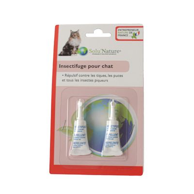 Solunature - Pipettes insectifuges Pour Chats
