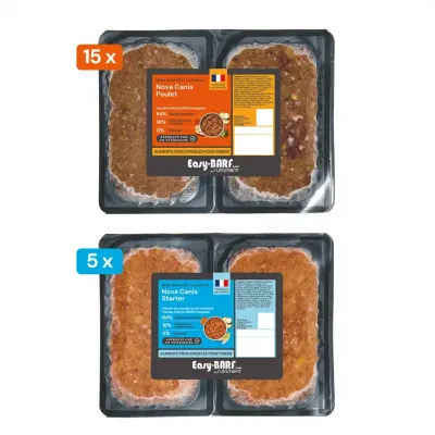 Chrono'Box "START" 20 x 500g - Starter & Poulet