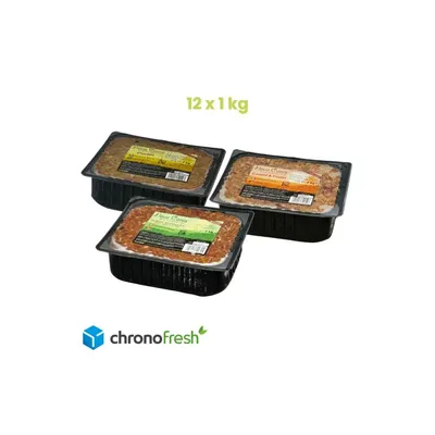 Chrono'Box Assortiment 12Kg - Poulet, Carnard & Boeuf/Poulet