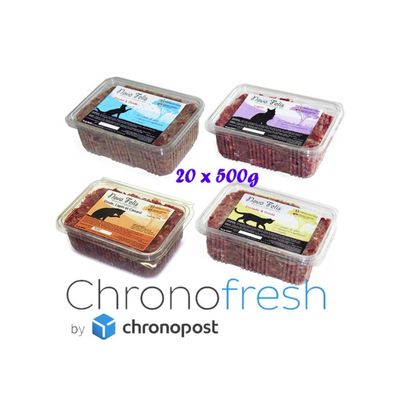 Menu BARF - Chrono'Box Felis 20x500g