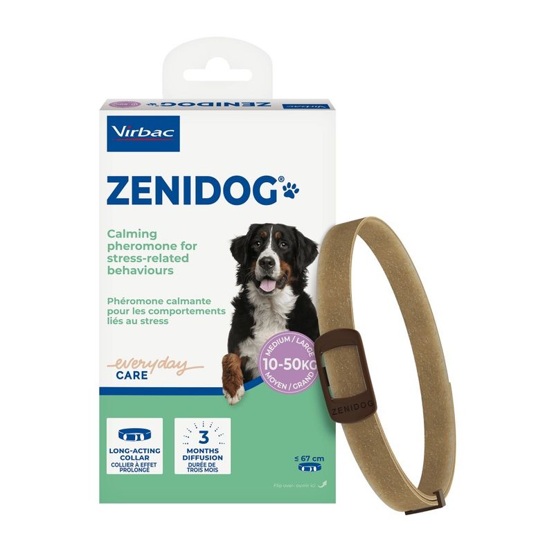 VIRBAC - Zenidog Hundehalsband mit beruhigenden Pheromonen