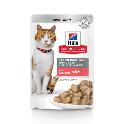 HILL'S -  CHAT SCIENCE PLAN ADULT STERILISED YOUNG ADULT MIXTE 4 SAVEURS