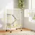 PawHut - Cage pour Hamster et Furet 4 Niv 2 Portes Roulettes H.120cm-beige