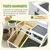 PawHut - Enclos 2 espaces toit polycarbonate 3 portes rampe bois-gris blanc PawHut - Enclos 2 espaces toit polycarbonate 3 portes rampe bois-gris blanc