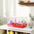 PawHut - Cage Hamster 2 Niveaux avec Accessoires H.27cm-Blanc Rouge PawHut - Cage Hamster 2 Niveaux avec Accessoires H.27cm-Blanc Rouge