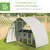 PawHut - Enclos poulailler chenil toit porte verrouillable H.220 cm - gris PawHut - Enclos poulailler chenil toit porte verrouillable H.220 cm - gris