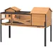 PawHut - Maison tortues niches rampes acier bois
