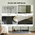 PawHut - Cage cochon d'inde 2 zones plateforme rampe portes-noir et gris PawHut - Cage cochon d'inde 2 zones plateforme rampe portes-noir et gris
