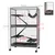 PawHut - Cage furet chinchilla 4 plateformes 3 rampes hamac - gris noir PawHut - Cage furet chinchilla 4 plateformes 3 rampes hamac - gris noir