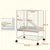 PawHut - Cage Rongeurs Plateforme Rampe Gamelle Etagere-Gris Clair PawHut - Cage Rongeurs Plateforme Rampe Gamelle Etagere-Gris Clair