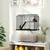 PawHut - Cage rongeur hamster roulettes- noir