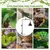 PawHut - Support lampe chauffante reptile-dimensions réglables-noir