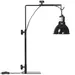 PawHut - Support lampe chauffante reptile-dimensions réglables-noir