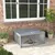 PawHut - Clapier Pliable - Toit Ouvrant, Porte - H.50cm - Gris