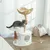 PawHut - Arbre à chat en bois naturel avec griffoirs et panier tressé PawHut - Arbre à chat en bois naturel avec griffoirs et panier tressé