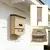 PawHut - Lot de 3 nichoirs avec plateforme et 2 chambres - marron