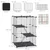 PawHut - Enclos modulable pour rongeurs 3 niveaux 39 panneaux-noir PawHut - Enclos modulable pour rongeurs 3 niveaux 39 panneaux-noir