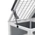 PawHut - Maison enclos pour tortue avec 2 espaces bois - gris PawHut - Maison enclos pour tortue avec 2 espaces bois - gris
