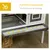 PawHut - Clapier lapin 2 portes verr. toit ouv. plateau excr. - bois blanc