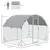 PawHut - Enclos Couvert Poulailler/Chenil 5,32m² Acier Galvanisé H.197cm
