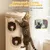 PawHut - Arbre à chat 3 niches, 3 jouets, panier haut-beige PawHut - Arbre à chat 3 niches, 3 jouets, panier haut-beige
