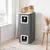 PawHut - Tour pour chat 4 niv 3 boules plateforme obs H.100cm-gris blanc PawHut - Tour pour chat 4 niv 3 boules plateforme obs H.100cm-gris blanc